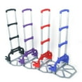 thumbnail image 2 of Portable Folding Collapsible Aluminum Cart Dolly Push Truck Trolley Purple, 2 of 5