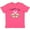 Vintage Hot Pink, variant on Inktastic Papa's Girl Heart Flowers Youth T-Shirt