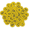 thumbnail image 1 of Etiquetas de números de plástico Etiquetas numeradas grabadas Etiquetas de identificación Etiquetas clave sin agujero, 1 of 5