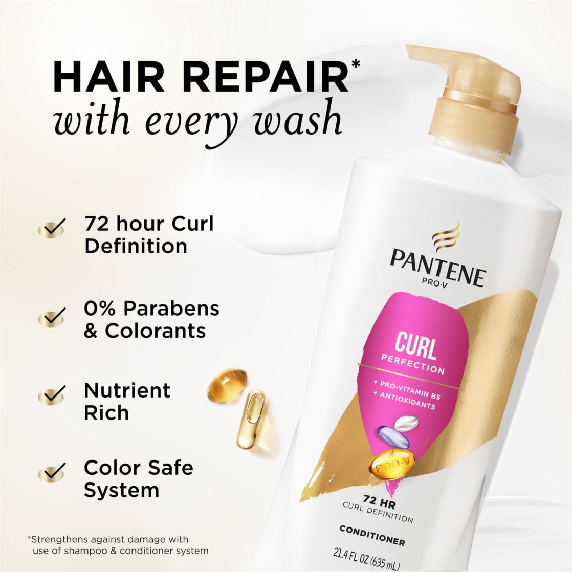 Pantene Pro-V Curl Perfection Conditioner, 21.4 oz