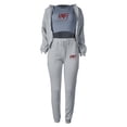 thumbnail image 4 of Sweatsuits for Women Set 3 Piece, Womens Hoodies and Sweatpants Sports Suit Tracksuit Athletic Jogging Suits, 4 of 4
