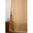 thumbnail image 2 of RT Designers Collection Wanda Box Voile Light Filtering One Grommet Curtain Panel 54" x 90" Gold, 2 of 9