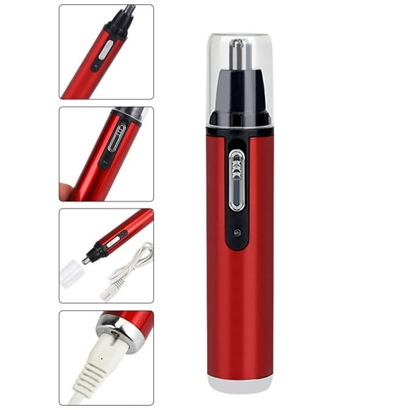 HORIALENCE Nasal Hair Remover for Women Nose Hair Trimmer with Skin Protection 1Set