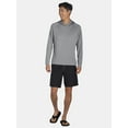 thumbnail image 5 of George Men's and Big Men's Hooded Sun Shirt with Long Sleeves, UPF 50+, Sizes S-3XL, 5 of 5