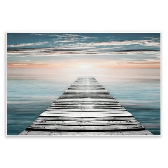 Stupell Industries Sunlit Dock Planks Landscape & Nature Photography Unframed Art Print Wall Art, 15 x 10