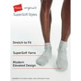 thumbnail image 5 of Ankle Socks Pack, 3 Pairs, Originals SuperSoft Ankle Socks for Men, Comfort Stretch, 5 of 8