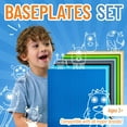 thumbnail image 2 of Strictly Briks Classic Stackable Baseplates, For Building Bricks, Bases for Tables, Mats, and More, 100% Compatible with All Major Brands, Nature Colors, 12 Pack, 10x10 Inches, 2 of 6