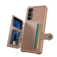 thumbnail image 2 of Nalacover Wallet Case for Samsung Galaxy A35, Credit Card Slots Holder Luxury PU Leather Cover, Magnetic Car Mount Shockproof Lens Protective Case for Samsung Galaxy A35, Rosegold, 2 of 7