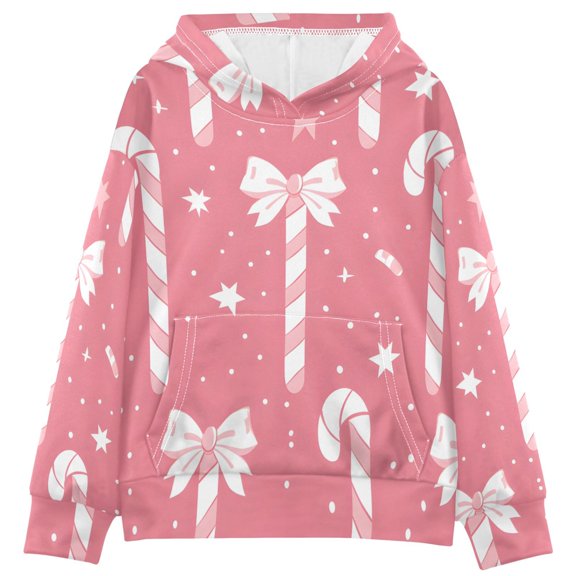 DIXRUYEE Colorful Candy Pattern Print Hoodie Casual Pullover Sweatshirt With Kangaroo Pocket