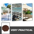 thumbnail image 2 of MLINS Vintage Outdoor Patio Umbrellas 230.00X230.00X0.10CM Coffee, 2 of 8