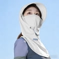 thumbnail image 3 of Windproof Hat Windproof Face Mask Casual and Fashionable Solid Color Ice Silk Sunscreen Mask and Hat for Head, Face, and Neck Protection, 3 of 5