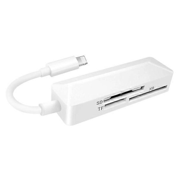 Ios8pin Card Reader Tfsd Xd 3 in 1 Card Reader for Portable Phone Tablet