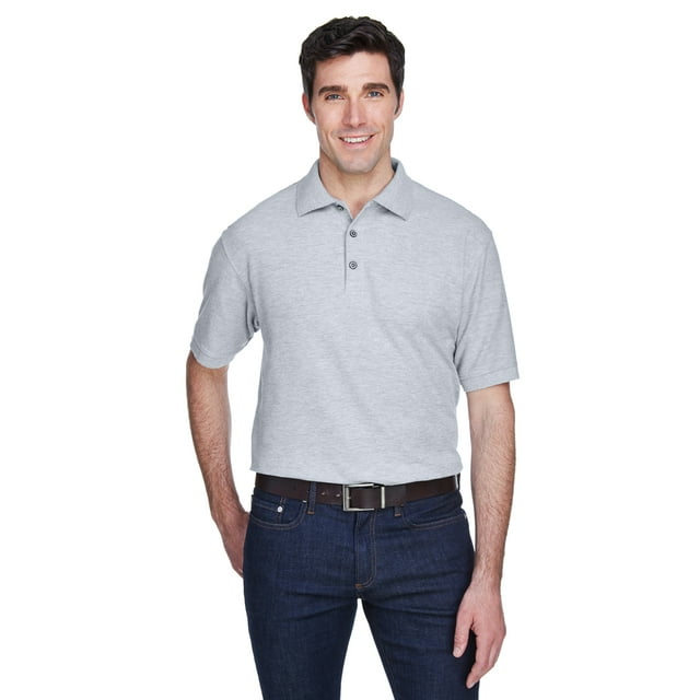 Polo Hombre ultraclub Whisper Piqué GRIS HEATHER M 8540