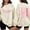 Beige #013, variant on Senior 2027 Sweatshirt Hoodie Class Of 2027 Shirt Pink Coquette Bow Graduation Shirts For Women S