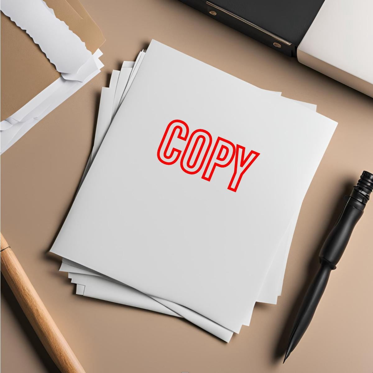 Large COPY Self-Inking Stamp – Bold, Professional, Durable & Easy for Office Use, High-Quality