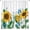 Sunflower-3, variant on Sunflower Curtain Cute Oil Painting Yellow Flowers Green Leaves Pattern Blackout Print Rod Pocket Window Drapes for Bedroom Living Room 42x54in