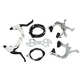thumbnail image 4 of Colaxi Bike Brake Set Handle Replacement Maintain Accessories Universal Front and Rear Calliper Brake Levers for Work Cycling Garage Argent, 4 of 8