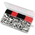 thumbnail image 6 of Proster Battery Cable Crimping Tool Kit - Battery Lug Crimper with Cable Cutter 100 PCS AWG 10 8 6 4 (SC6-6-SC25-8) Copper Wire Lugs Battery Cable Ends Crimp Wire Connector Ring Terminals, 6 of 8