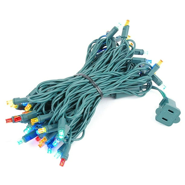 Novelty Lights 50 Light LED Christmas Mini Light Set, Outdoor Lighting