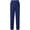 Navy women elastic waist pants a1, variant on Cagogo Women Straight Leg Pants Elastic Waist Casual Trousers with Pockets Long Solid Regular Fit Workwear Office Beach Lounge Trousers, Green M