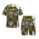 thumbnail image 1 of Fotbe Fishing Gnome Pijama Estampada de 2 Piezas para Niños – Ropa de Dormir de Manga Corta Cómoda para Niños y Niñas, Camiseta y Shorts de Algodón-Small, 1 of 6