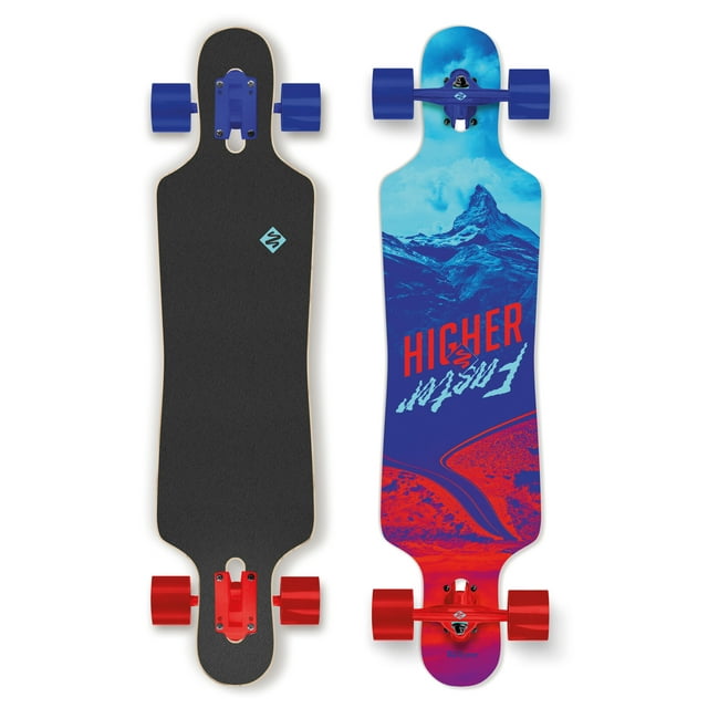Street Surfing Longboard Complete Higher Faster Drop Through 9.5" x 39"