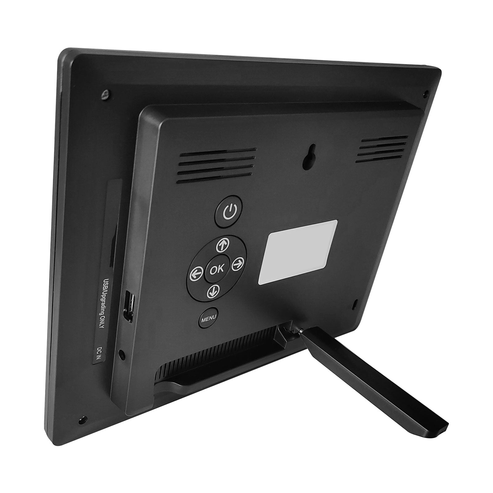 Pokanic Digital Calendar Date Multi Alarm Clock 8 inch Large Display Auto-Dimming Electic Desk Table Wall Mount Office, Home, Kitchen, Room, School, Bedroom, Living Room (Black)