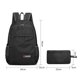 thumbnail image 4 of Mochila de camping Oxford, bolsa de senderismo transpirable para viajes de oficina (negro) Sywqhk Para Estrenar, 4 of 7