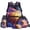 Cosmic Nebula Galaxy Basketball, variant on Yspwyqan Ice Fire Basketball 4Pcs Kids Backpack Set with Lunch Box Pencil Case Water Bottle Bag, Lightweight Bookbag Fits 13 Inch Laptop for Elementary School