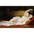 thumbnail image 2 of Charles Landelle 18x13 Gold Ornate Wood Frame and Double Matted Museum Art Print Titled - The Waking Up (1864), 2 of 4