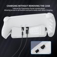 thumbnail image 5 of Protective Case for PlayStation Portal with Built-in Kickstand, Bump-proof Dust-proof Rugged Protective Cover with PC Front Shell and TPU Back Case for PS Portal Console-White, 5 of 6
