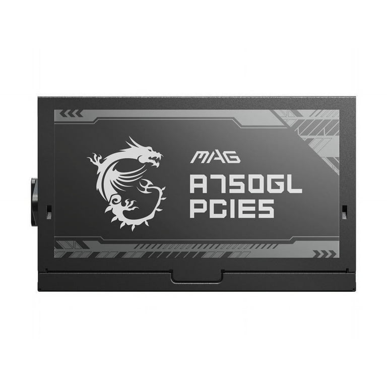 MSI - MAG A750GL PCIE 5.0, 80 GOLD Fully Modular Gaming PSU