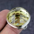 thumbnail image 2 of Natural Citrine Gemstone Handmade 925 Sterling Silver Jewelry Ring Size 10, 2 of 2