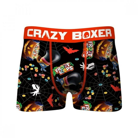 Kelloggs 817769-small 28-30 Froot Loops Boxeur-Briefs Halloween Spook, Small 28-30