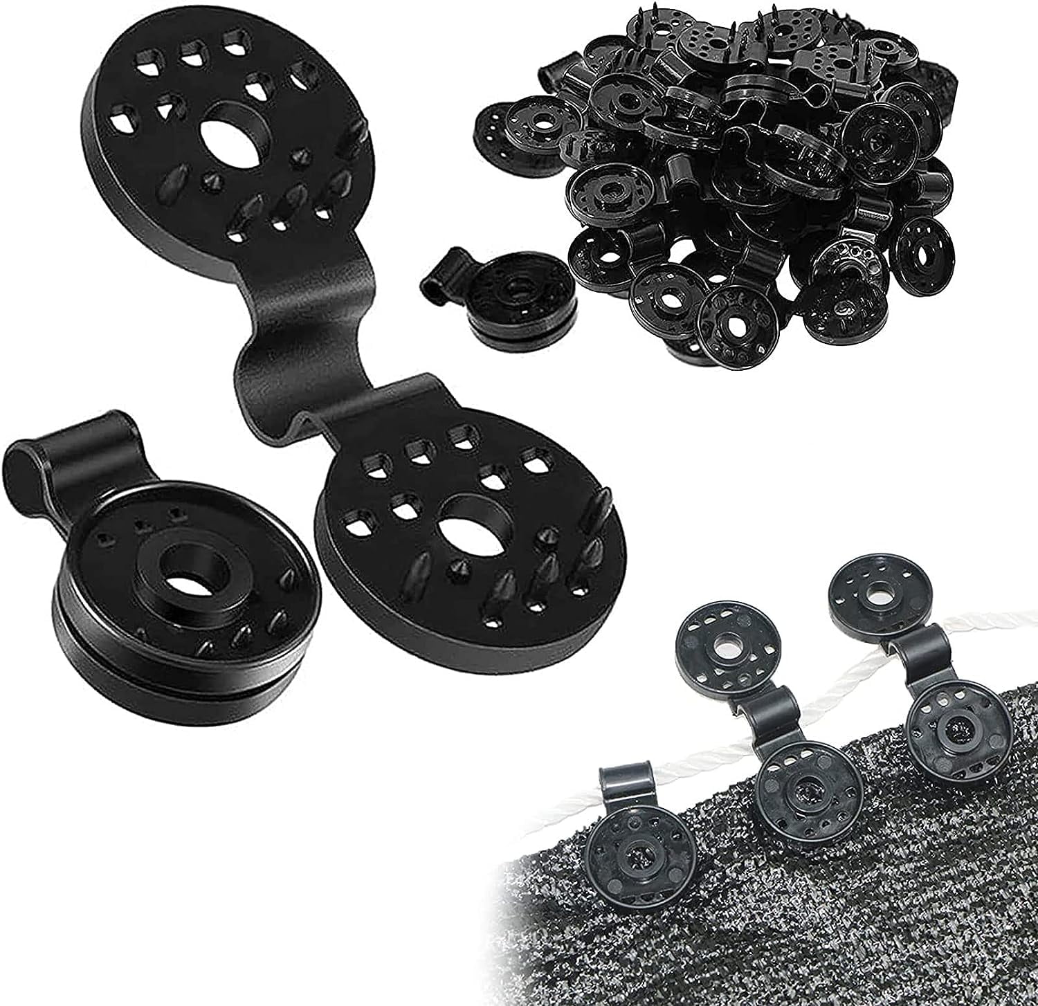 Shade Cloth Heavy Duty Lock Grip Shade Cloth Plastic Clips Sunshade Net