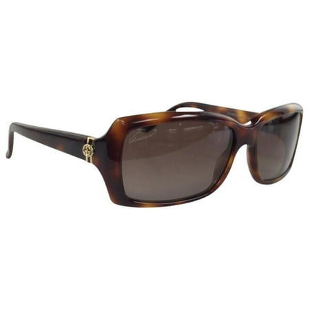 Gucci GG 3590/S 5LLA Brown Gold Plastic Sunglasses 57mm