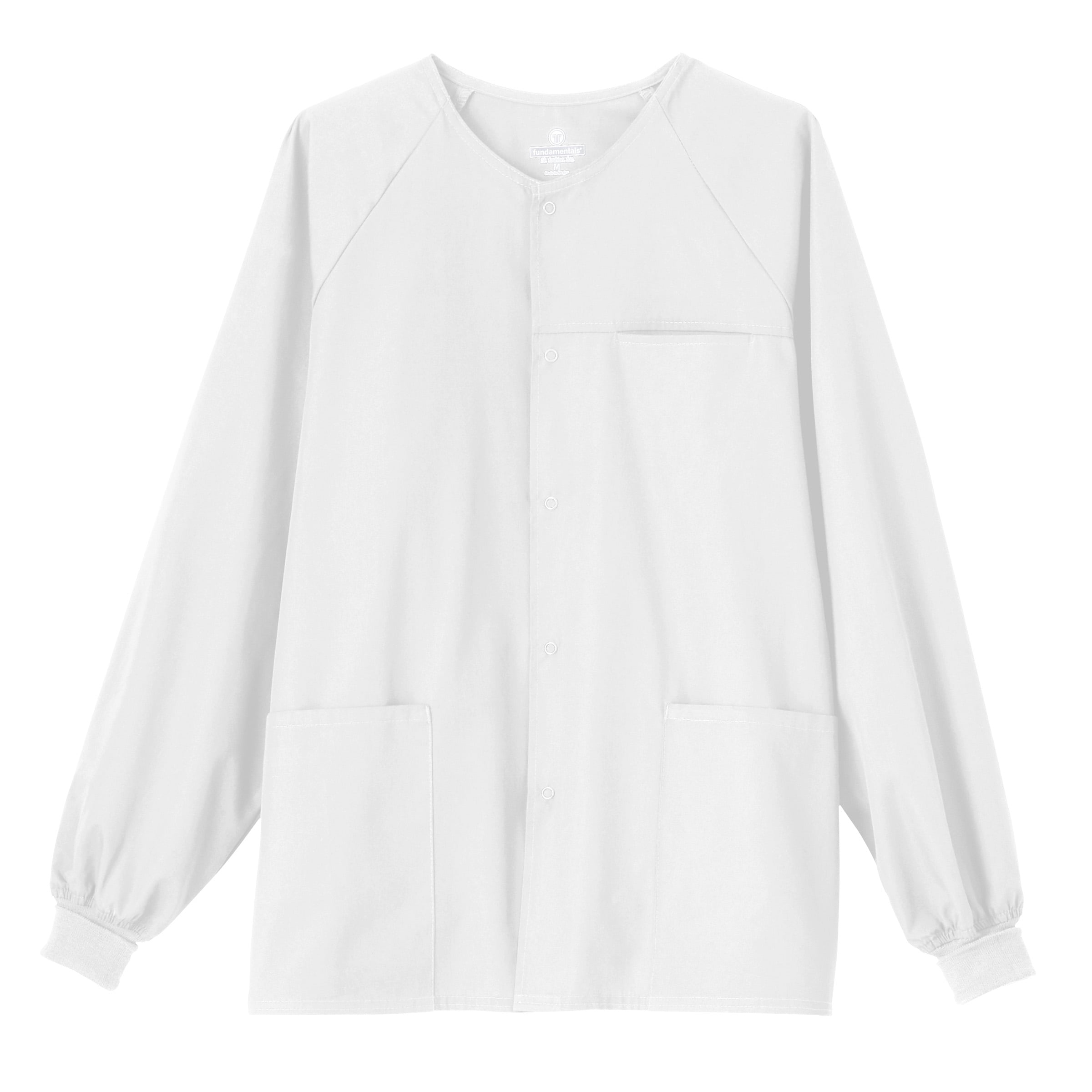 Fundamentals Unisex Snap Front Warmup Scrub Jacket, Style 14770