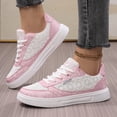 thumbnail image 7 of Willtoo Women's Breathable Lace Floral Hollow Out Sneakers, Low-Top Athletic Shoes for Women Casual Sneakers – Lightweight Non-Slip Athletic Footwear, 7 of 7