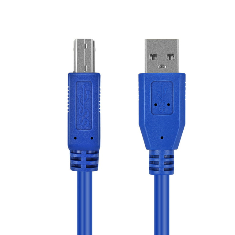 Generic Câble USB 3.0 Type B vers USB SuperSpeed 3.0 Connecteurs Mâle /  Mâle - Type B vers type A à prix pas cher