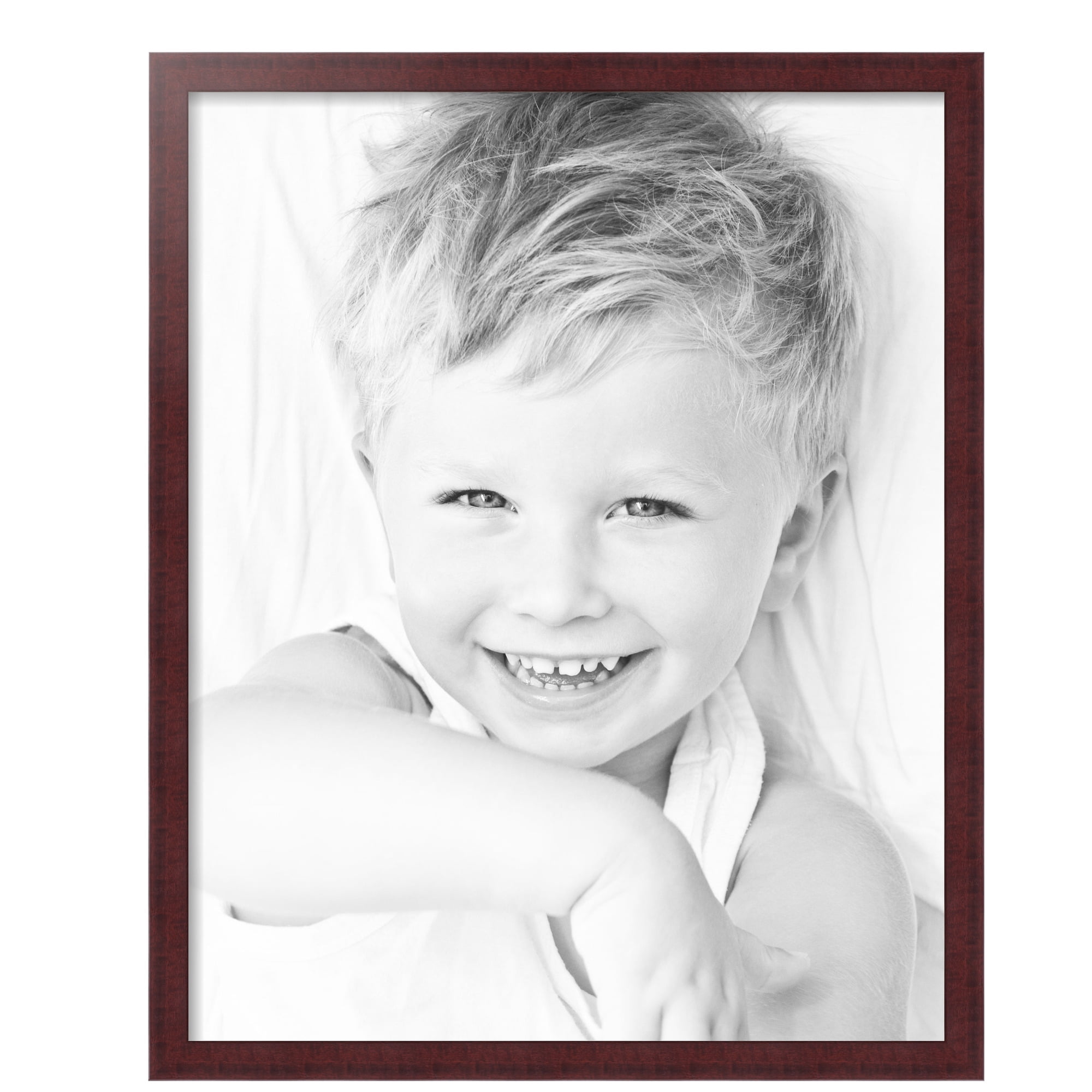 ArtToFrames 24x30 Inch Cherry Picture Frame, This Red MDF Poster Frame is Great for Your Art or Photos, Comes with 060 Plexi Glass (4643)