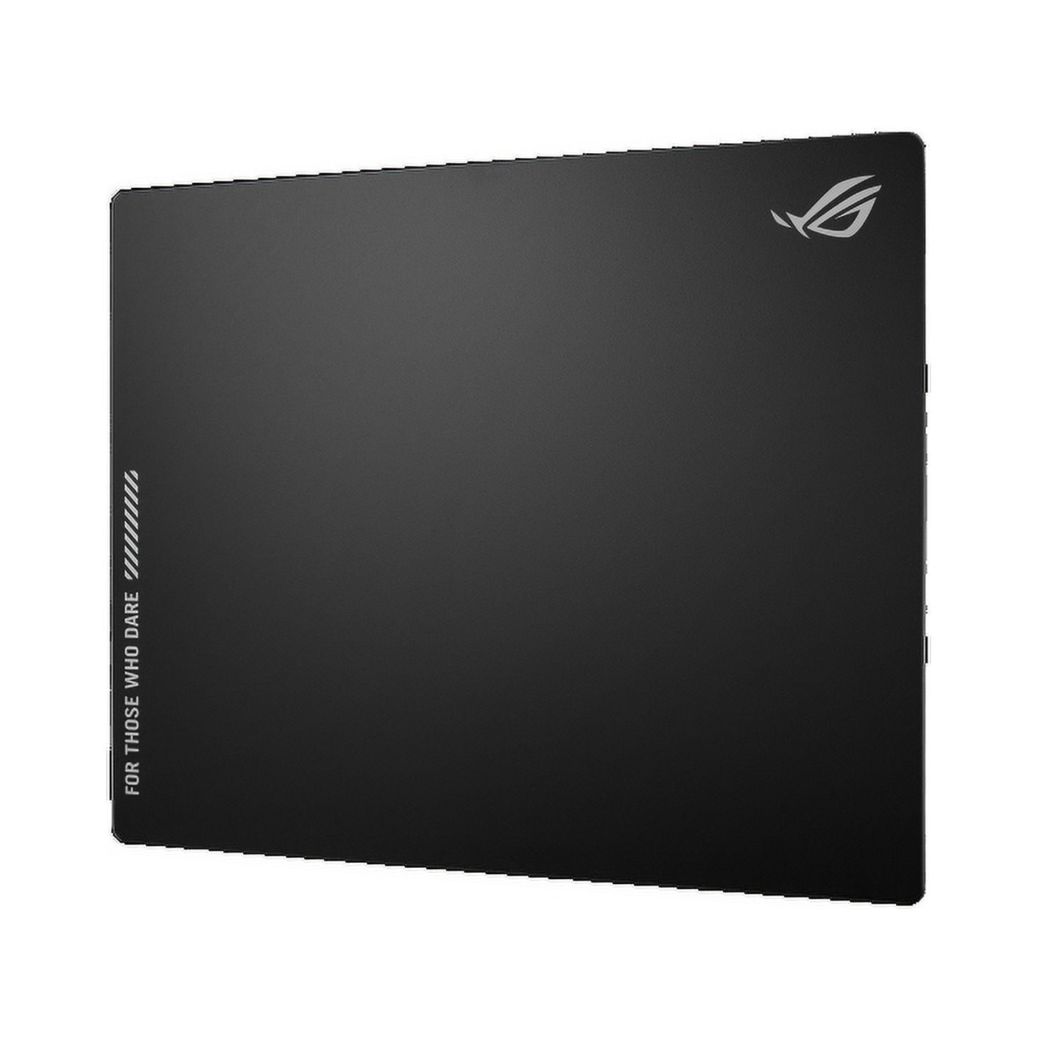 Asus ROG Moonstone Ace L Glass Gaming Mouse Pad, Ultra-smooth Surface, Noise-Reducing Design, 9H Tempered Glass, Impact & Scratch Resistant, Anti-slip Silicone Base, 500 x 400 mm, Black