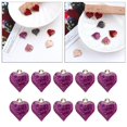 thumbnail image 1 of 10 Piezas de Aleación de de , Joyería de Bricoje, Colgante, Colr, , Pendientes, Sumi - Rosy Rosado SOLEDAD Colgante de encantos de corazón, 1 of 9