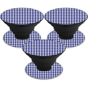 MightySkins POSOCK-Blue Houndstooth Skin Decal Wrap for Sticker - Blue Houndstooth - Pack of 3