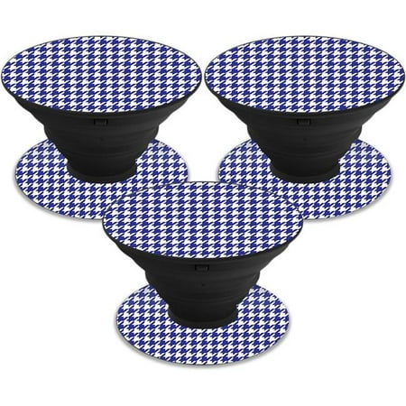 MightySkins POSOCK-Blue Houndstooth Skin Decal Wrap for Sticker - Blue Houndstooth - Pack of 3