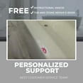 Tub Repair Kit White for Acrylic, Porcelain, Enamel & Fiberglass Tub