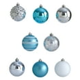 thumbnail image 3 of Nearly Natural Blue Round Glass Ball Ornaments, 64 Count (3.00"), 3 of 5