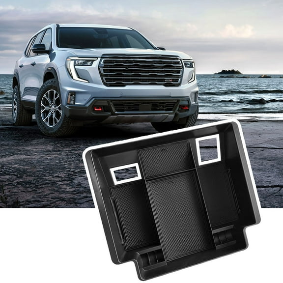 JJMY For GMC Sierra Chevy Silverado 1500 2022-2024 Center Console Organizer Box Tray , 1 Pack
