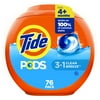 Tide PODS® Laundry Detergent Pacs, Powerful 3-in-1 Clean, Clean Breeze Scent, 76 Count