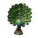 thumbnail image 2 of Estatua de pavo real, escultura animal de resina, adorno de mesa coleccionable para dormitorio Tail extendida, 2 of 9