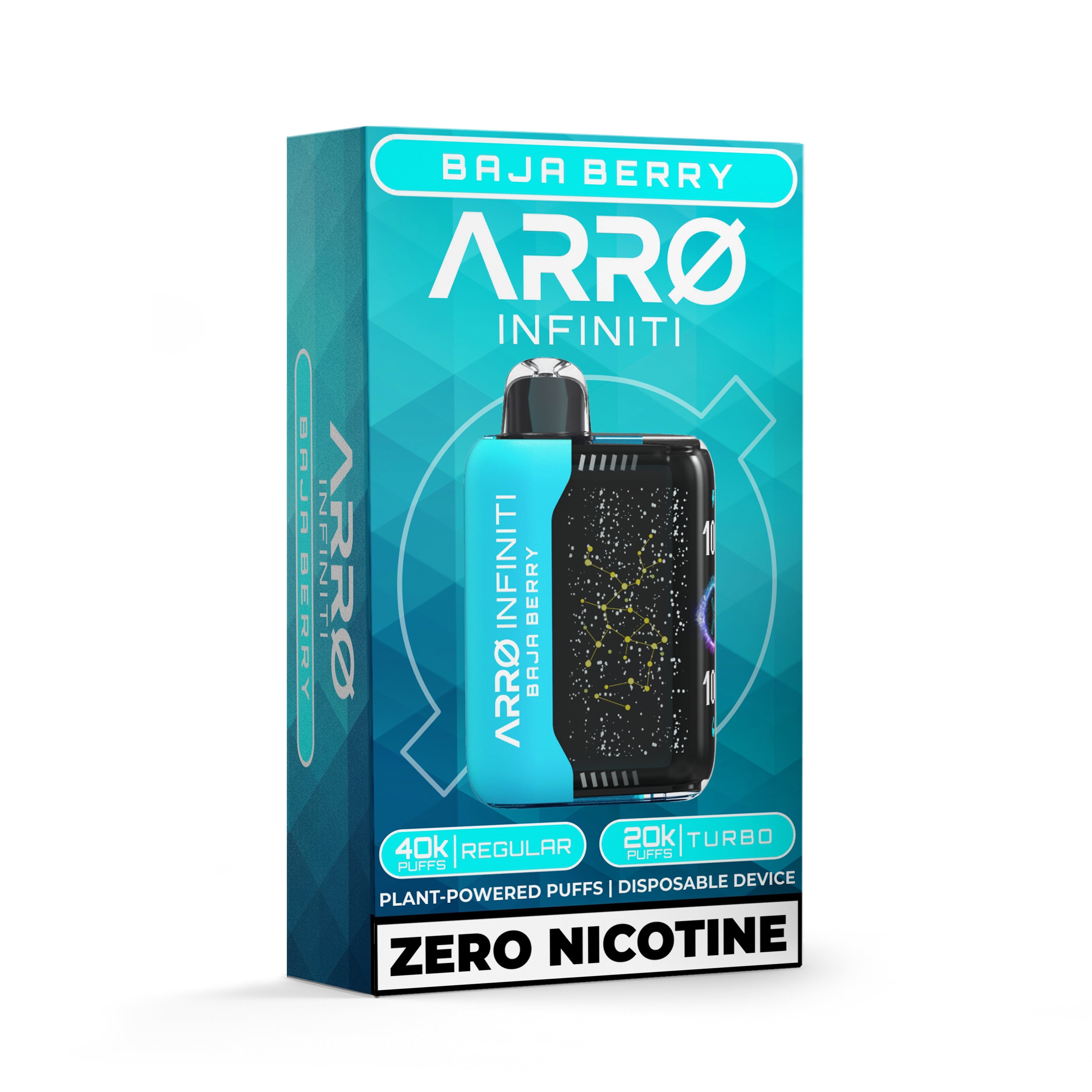 ARRO Infiniti - Baja Berry | 0% Nicotine, 40k puffs, Aromatherapy Diffuser  - Walmart.com